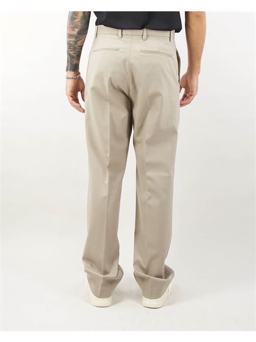 Virgin wool trousers with wide leg and bottom I'm Brian I'M BRIAN | Pants | PA3090152